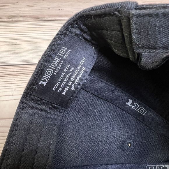 12 Monkeys Vapor Hat Flexfit Black Strapback Adjustable Cap Gold Logo Vape Brand - Picture 8 of 12